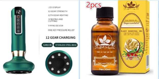 Electric Vacuum Cupping Massager For Body Anti-Cellulite Suction