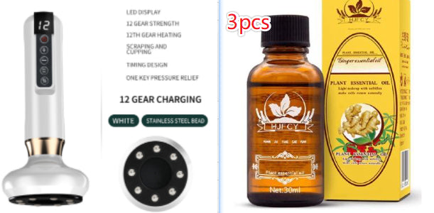 Electric Vacuum Cupping Massager For Body Anti-Cellulite Suction