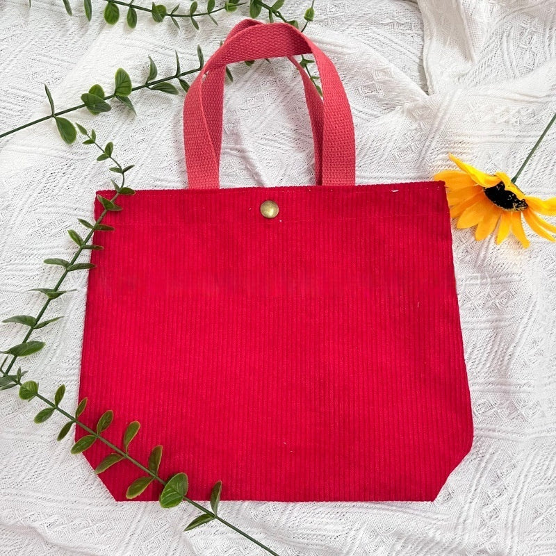 Rough-yarn Minimalist-style Versatile High-capacity Womens Canvas Bag